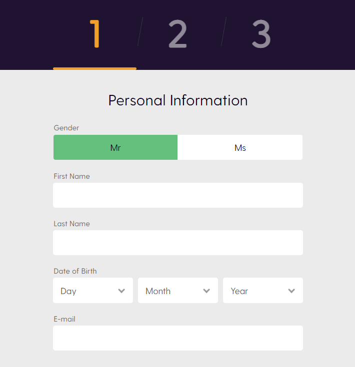 bet.co.za registration form
