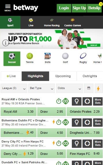 Betway South Africa Mobile Registration