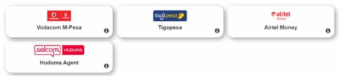 Betway Tanzania Withdrawal Methods 