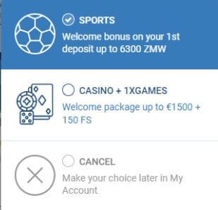 1xbet welcome bonuses
