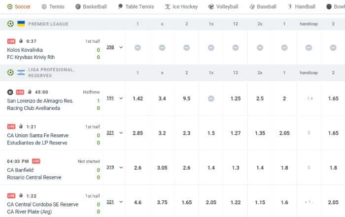 TonyBet Sports Betting