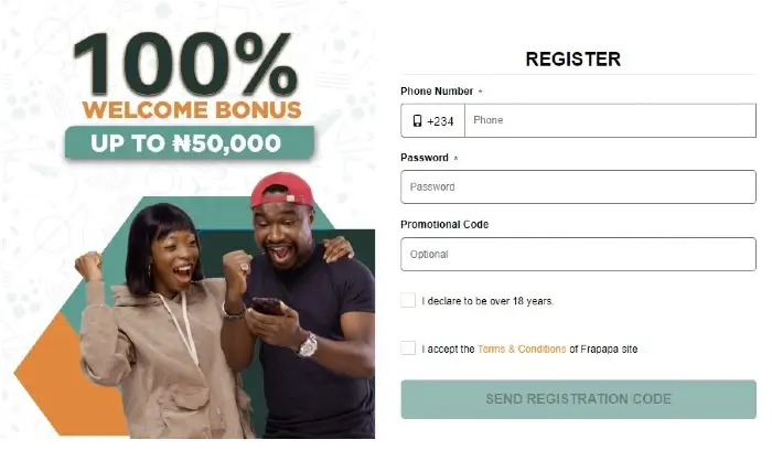 Frapapa Registration Form