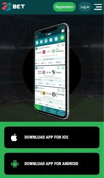 22Bet App for iOS Devices